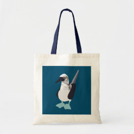 blauwvoetvogel van Zee Tote Bag