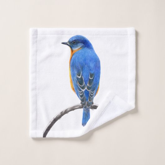 Blauwvogel Bad Handdoek (Wasdoekje)
