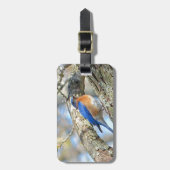 Blauwvogel Bagagelabel (Voorkant verticaal)