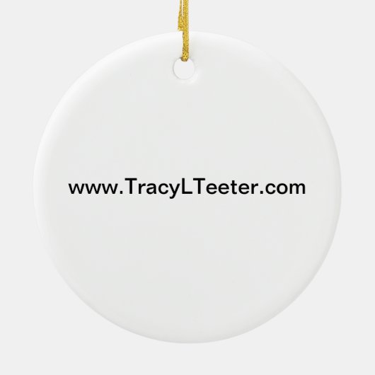 Blauwvogel, Barn Swallow Keramisch Ornament (Achterkant)