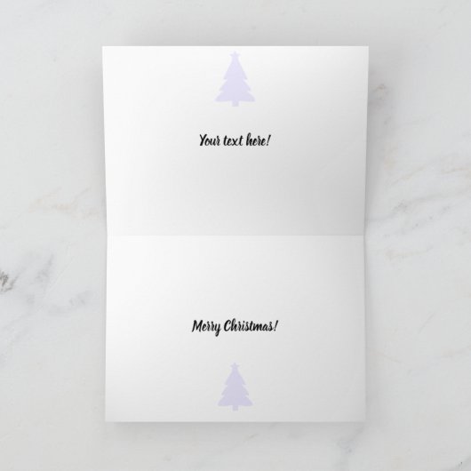 Blauwvogel bij kerstmis Sjabloon (Binnen)