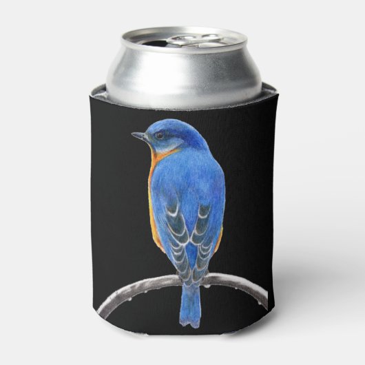Blauwvogel Blikjeskoeler (Blikje Voorkant)