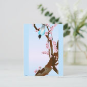 Blauwvogel - Briefkaart (Staand voorkant)