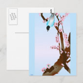 Blauwvogel - Briefkaart (Voorkant / Achterkant)