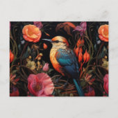 Blauwvogel Briefkaart (Voorkant)