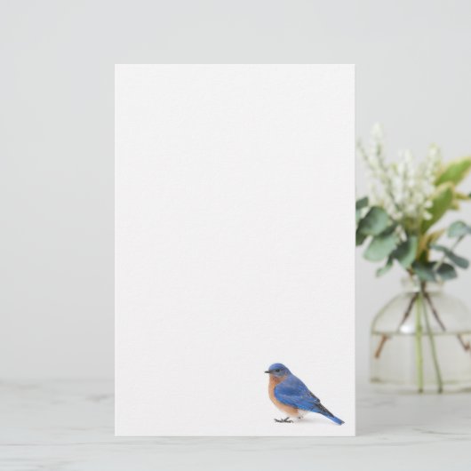 Blauwvogel Briefpapier (Staand voorkant)