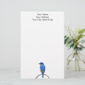 Blauwvogel Briefpapier (Staand voorkant)
