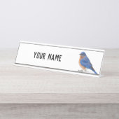 Blauwvogel Bureau Naambordje (Voorkant)