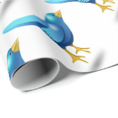 Blauwvogel Cadeaupapier (Rol Hoek)