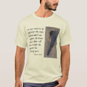 Blauwvogel, de Gardener's vriend T-shirt (Voorkant)