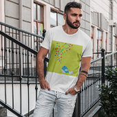 Blauwvogel die het een Mannen T-Shirt is