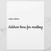 Blauwvogel en regenboog,  tekst flyer (Achterkant)