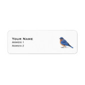 Blauwvogel Etiket (Voorkant)