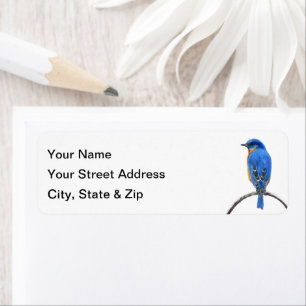 Blauwvogel Etiket