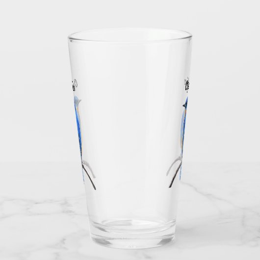 Blauwvogel Glas (Rechts)