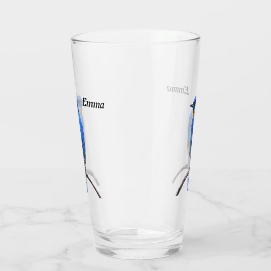 Blauwvogel Glas (Rechts)