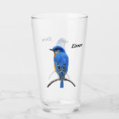 Blauwvogel Glas (Voorkant)