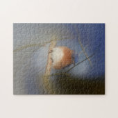 Blauwvogel in de Natuur van de winter Legpuzzel (Horizontaal)