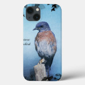 Blauwvogel iPad draagtas Case-Mate iPhone Case (Achterkant)