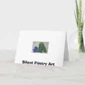 Blauwvogel Kaart (Achterkant)
