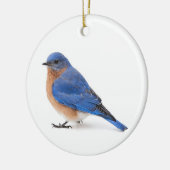 Blauwvogel Keramisch Ornament (Links)