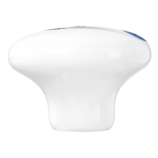 Blauwvogel Keramische Knop (Zijkant)