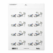  blauwvogel-labels etiket (Full Sheet)