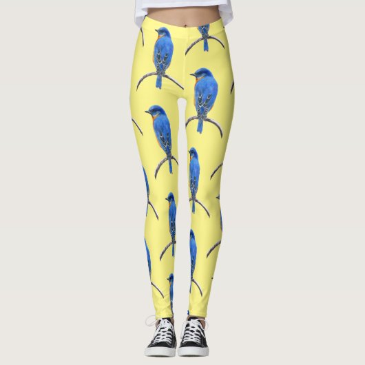 Blauwvogel Leggings (Voorkant)
