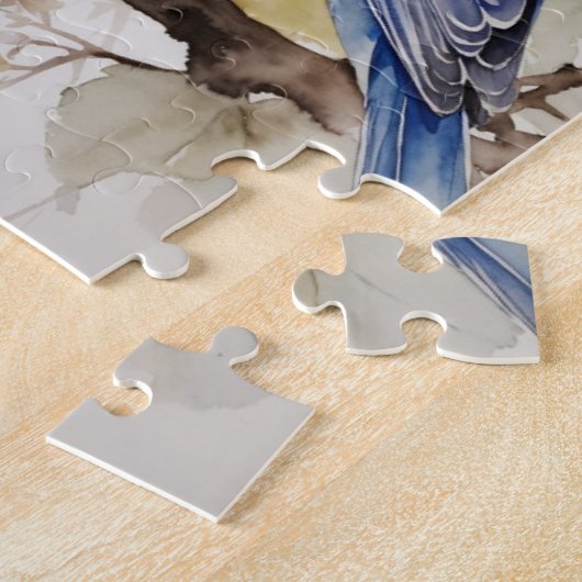 Blauwvogel Legpuzzel (Zijkant)