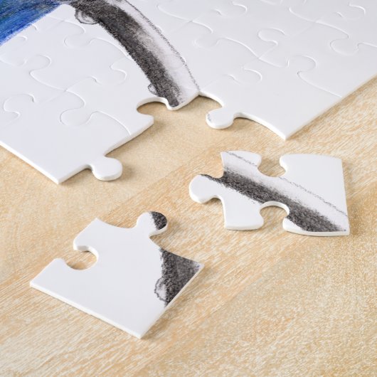 Blauwvogel Legpuzzel (Zijkant)