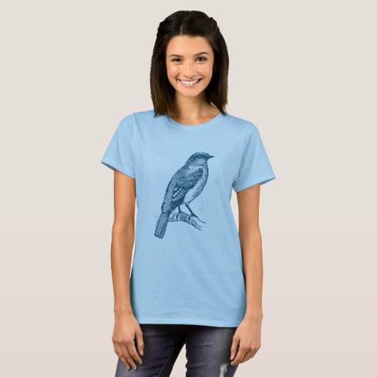 Blauwvogel - Ocean Blue T-shirt (Voorkant volledig)