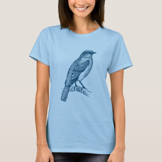 Blauwvogel - Ocean Blue T-shirt (Voorkant)