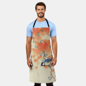 Blauwvogel op een Paulownia-boom Schort (Gedragen)