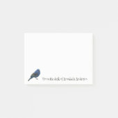 Blauwvogel personaliseert Post-it notities Post-it® Notes (Voorkant)