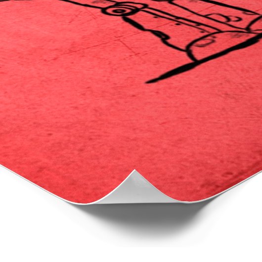 Blauwvogel Poster (Hoek)