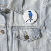 Blauwvogel Ronde Button 5,7 Cm (In situ)