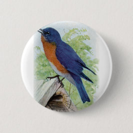 Blauwvogel Ronde Button 5,7 Cm
