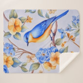 Blauwvogel Sherpa Deken (Voorkant (horizontaal))