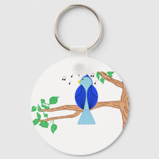 Blauwvogel Sleutelhanger