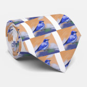 Blauwvogel Stropdas (Opgerold)