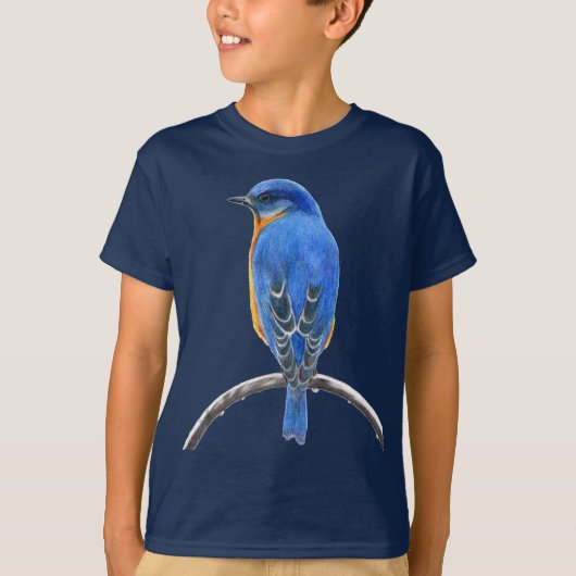 Blauwvogel T-shirt (Voorkant)