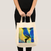 Blauwvogel van de Canvas tas van Geluk (Voorkant (product))