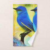 Blauwvogel van de Dekking van het Geluk Bad Handdoek (Handdoek)