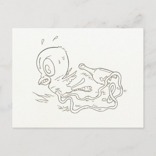 Blauwvogel van Fortitude Briefkaart (Voorkant)