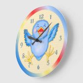 Blauwvogel van geluk grote klok (Hoek)