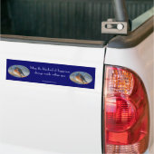 Blauwvogel van geluk Inspirerend Bumpersticker (Op Truck)