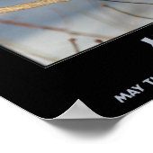 Blauwvogel van geluk Inspirerend Poster (Hoek)