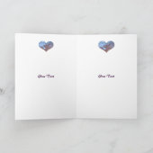 Blauwvogel van geluk kaart (Binnen)