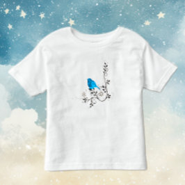 Blauwvogel van geluk kinder shirts