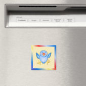 Blauwvogel van geluk magneet (Insitu (Vaatwasser))